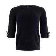 Stijlvolle Pullover Sweater Anna Van Toor , Black , Dames