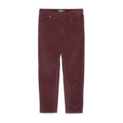 Rode Corduroy Broek Klassieke Vijf Zakken PT Torino , Red , Heren