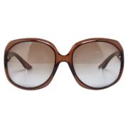 Pre-owned Plastic sunglasses Dior Vintage , Brown , Dames