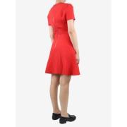 Pre-owned Silk dresses Louis Vuitton Vintage , Red , Dames