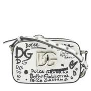 Pre-owned Leather shoulder-bags Dolce & Gabbana Pre-owned , White , Da...