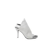 Pre-owned Leather heels Balenciaga Vintage , Gray , Dames