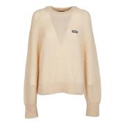 Licht Gebreide Logo Sweaters Collectie Rotate Birger Christensen , Bei...