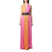 Elegante Jurk Array Groot Hanita , Multicolor , Dames