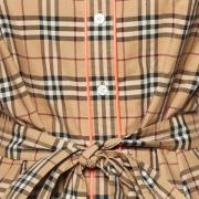 Pre-owned Cotton dresses Burberry Vintage , Brown , Dames