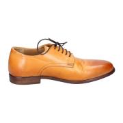 Elegante Vintage Leren Damesschoenen Moma , Brown , Dames