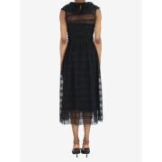 Pre-owned Polyester dresses Valentino Vintage , Black , Dames