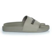 Rubber flats Balenciaga , Gray , Dames