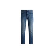 Stijlvolle Denim Jeans voor Mannen Hugo Boss , Blue , Heren