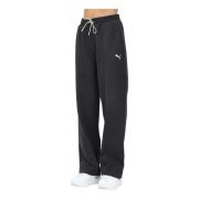 Klassieke zwarte sportieve broek Puma , Black , Dames