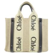 Pre-owned Canvas handbags Chloé Pre-owned , Beige , Dames