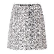 Klassieke Tweed Rok Rich & Royal , Gray , Dames