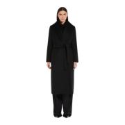 Wollen jas in Array Large Max Mara , Black , Dames