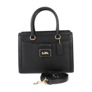 Pre-owned Leather handbags Coach Pre-owned , Black , Dames