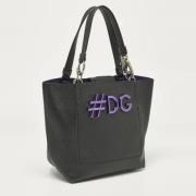 Pre-owned Leather totes Dolce & Gabbana Pre-owned , Black , Dames