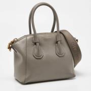 Pre-owned Leather handbags Givenchy Pre-owned , Brown , Dames