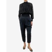 Pre-owned Silk bottoms Chloé Pre-owned , Black , Dames