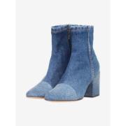 Pre-owned Denim boots Dries van Noten Pre-owned , Blue , Dames