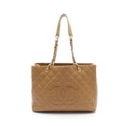 Pre-owned Fabric chanel-bags Chanel Vintage , Brown , Dames