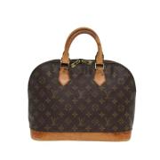 Pre-owned Canvas handbags Louis Vuitton Vintage , Brown , Dames