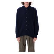 Navy Gebreide kleding Four Eyes Cardigan Howlin' , Blue , Heren