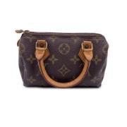 Pre-owned Canvas handbags Louis Vuitton Vintage , Brown , Dames