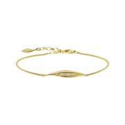 Armband Blad goud A1935-414-14-L19V Thomas Sabo , Yellow , Dames