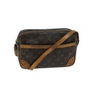 Pre-owned Canvas louis-vuitton-bags Louis Vuitton Vintage , Brown , Da...