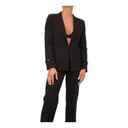 Elegante Zwarte Blazer voor Vrouwen Twinset , Black , Dames