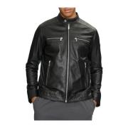 Jas leren jas 555019-543422 Karl Lagerfeld , Black , Heren