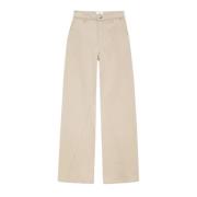 Briley Denim Jeans met ritssluiting Anine Bing , Beige , Dames