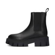 Zwarte Leren Chelsea Boots Copenhagen Studios , Black , Dames