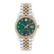 Watch Date Superlative Philipp Plein , Green , Dames