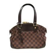 Pre-owned Canvas louis-vuitton-bags Louis Vuitton Vintage , Brown , Da...