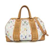 Pre-owned Canvas louis-vuitton-bags Louis Vuitton Vintage , White , Da...