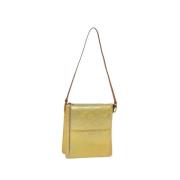 Pre-owned Leather louis-vuitton-bags Louis Vuitton Vintage , Yellow , ...