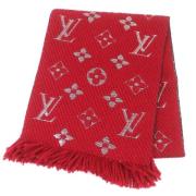 Pre-owned Wool scarves Louis Vuitton Vintage , Red , Dames