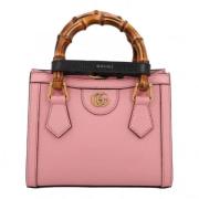 Pre-owned Leather gucci-bags Gucci Vintage , Pink , Dames