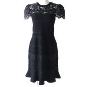 Pre-owned Canvas dresses Valentino Vintage , Black , Dames