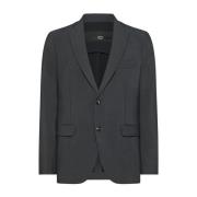 Lichtgewicht Blazer in Donkergrijs RRD , Black , Heren