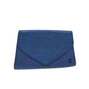 Pre-owned Leather louis-vuitton-bags Louis Vuitton Vintage , Blue , Da...