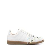 Multicolor Verf-Spat Sneakers Maison Margiela , White , Dames