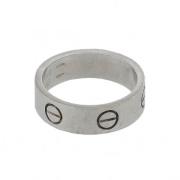 Pre-owned Fabric rings Cartier Vintage , Gray , Dames