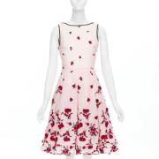 Pre-owned Silk dresses Oscar De La Renta Pre-owned , Pink , Dames