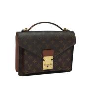 Pre-owned Canvas louis-vuitton-bags Louis Vuitton Vintage , Brown , Da...