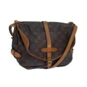 Pre-owned Canvas louis-vuitton-bags Louis Vuitton Vintage , Brown , Da...