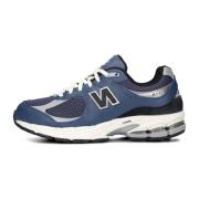 Blauwe Leren Sneakers M2002 D New Balance , Blue , Dames