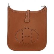 Pre-owned Leather shoulder-bags Hermès Vintage , Brown , Dames