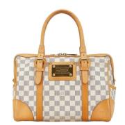 Pre-owned Leather louis-vuitton-bags Louis Vuitton Vintage , White , D...