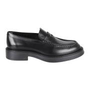 Zwarte Loafer Schoenen met Debossed Logo Tod's , Black , Heren